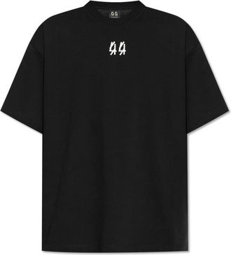 44 Label Group T-shirt met ronde hals - Heren - T-shirts - Zwart - M - Katoen - Tops