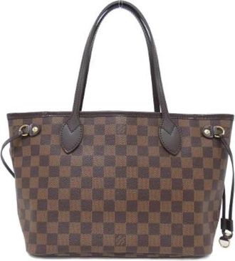 Louis Vuitton Pre-owned Neverfull Damier Tote Bag - Dames - Vintage Shopper - Bruin - ONE Size - Vintage