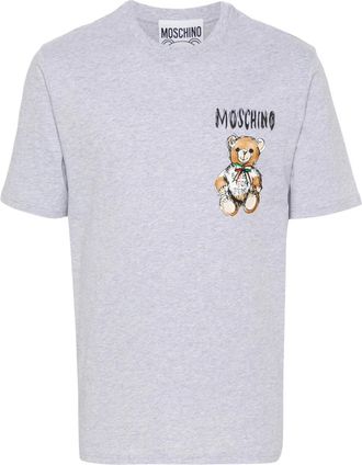 Moschino T-shirt met teddybeerlogo
