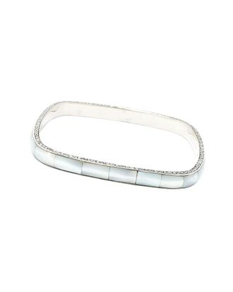 Samuel B. Silver Pearl Bangle