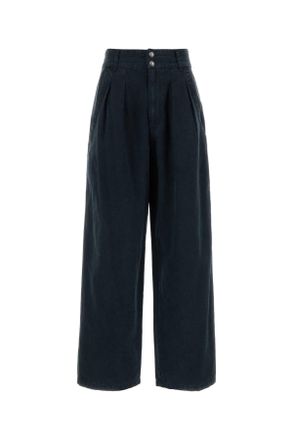 Isabel Marant Black Denim Wide Leg Nadine Jeans