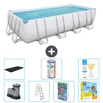 Bestway Piscina Bestway Power Steel Rectangular - 549x274x122 Cm - 8-piezas S572