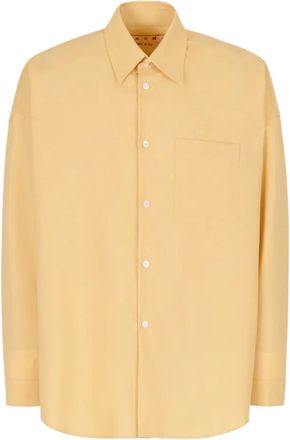 Marni Overhemd met zak met knopen - Geel
