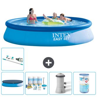 Intex Piscina Easy Set Redonda - 396x84 Cm - 7-piezas S30680