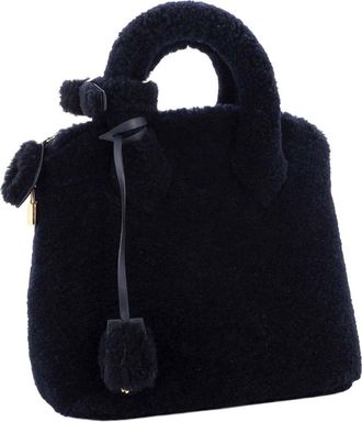 Louis Vuitton Blue Shearling Lockit (Authentic Pre-Loved)