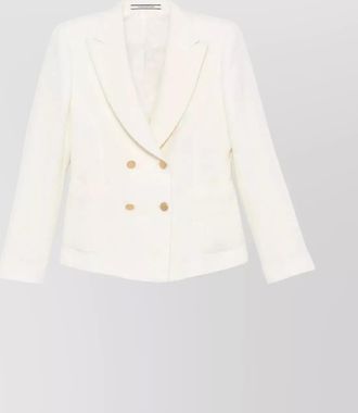 Tagliatore womens jacket notched lapels long sleeves