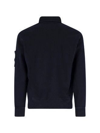 C.P. Company Mens Sweaters Blue Cotton