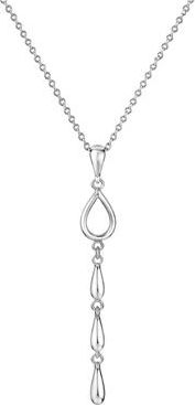 Lucy Quartermaine Petal Drop Pendant in Sterling Silver at Nordstrom, Size 18