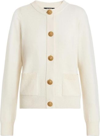 Balmain Cardigans - Dames - Vesten - Wit - S - Truien & Vesten
