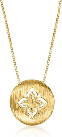 Ross-Simons Italian 10kt Yellow Gold Florentine-Style Necklace