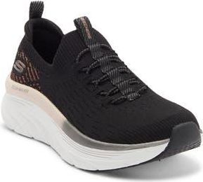 Skechers Relaxed Fit DLux Walker Sneaker in Black at Nordstrom Rack, Size 11 M