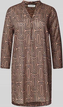 Christian Berg Regular Fit Tunika mit 3/4-Arm in Taupe, Größe 36