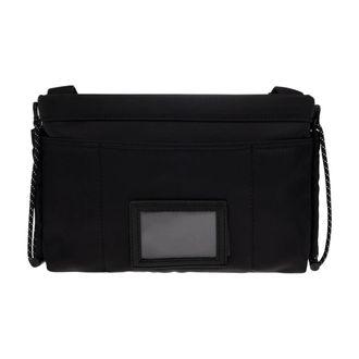 Moncler Tassen, Heren, Zwart, ONE Size, Leer, Kenton Bag