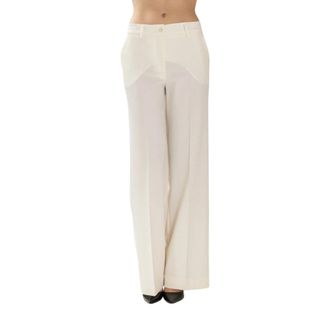 P.A.R.O.S.H. Wide Trousers - female - P.A.R.O.S.H. - Wide Trousers - White - M - Trousers