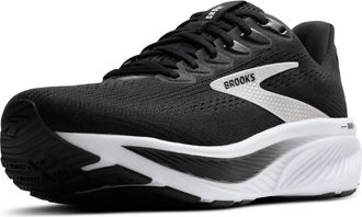 Brooks Mens Ghost 17 Running Shoe In 090 Black/grey/white