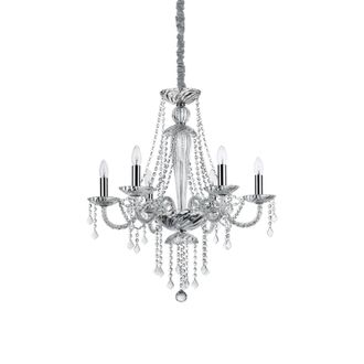 Netlighting Amadeus 6 Light Pendant Light Trasparent E14 in Clear