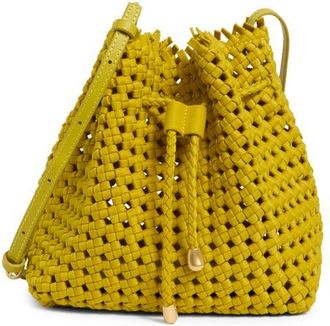 Naghedi Medium Mallorca Bucket Bag in Ochre at Nordstrom