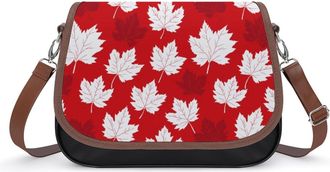 Generic Maple Canada Flag Fashion Womens Crossbody Bags Novelty Handbag Shoulder Bag Purse