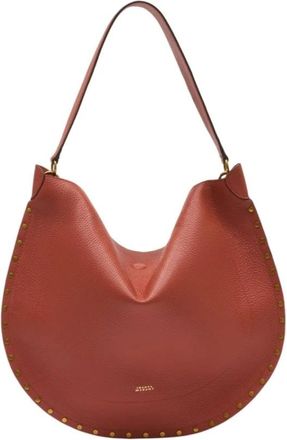 Isabel Marant Isabel Marant, Shoulder Bags, female, Orange, Size: ONE SIZE Oskan Hobo Soft Large Shoulder Bag