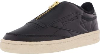 Reebok Womens Club C 85 Zip Court Trainers Black 4 UK