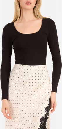 Cami NYC Skyler Rib Knit Top in Black at Nordstrom, Size Xx-Small