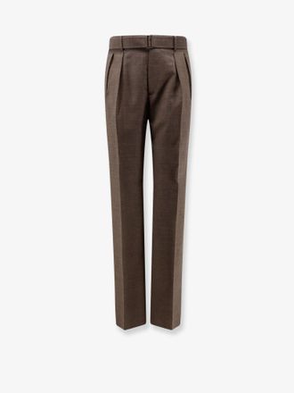 Tagliatore Pantaloni Nevil in lana vergine con cintura - TAGLIATORE - gender_Man