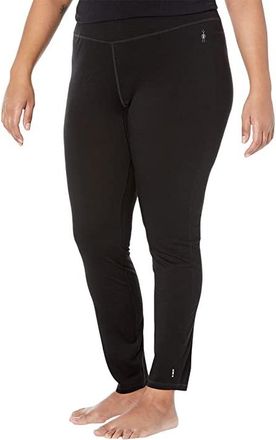 Smartwool Plus Size Classic All-Season Merino Base Layer Bottoms Womens Clothing Black : 4X, Nylon/Wool