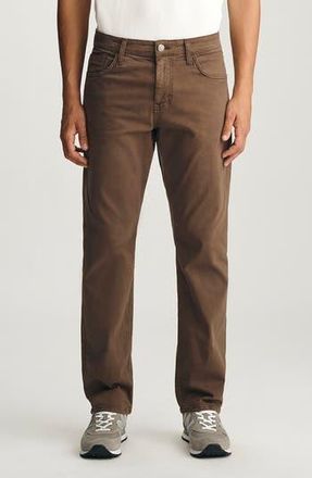 Mavi Matt Relaxed Straight Leg Twill Pants in Mocha Twill at Nordstrom Rack, Size 35 X 30