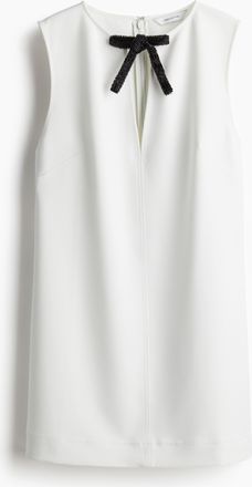 H&M Kleid mit Schleife - White