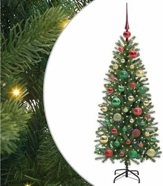 vidaXL &Aacute;rbol De Navidad Artificial Con 150 Led Verde 120 Cm Pe Y Pvc Vidaxl