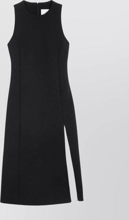 Ami virgin wool sleeveless knee-length dress