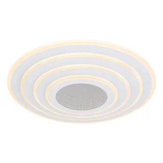 Globo Lighting Smart Home Plafoniera Led Cct Plafoniera Smart Plafoniera Camera Da Letto, Dimmerabile Con Telecomando, 1x Smart Led 50w 3000-6500 Kelvin, 50 Cm