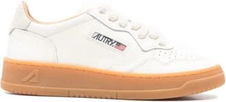 Autry Medalist Low - Dames - Sneakers - Wit - 35 EU - Katoen - Schoenen