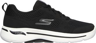 Skechers Womens Go Walk Arch Fit Motion Breeze Sneaker In Black/white