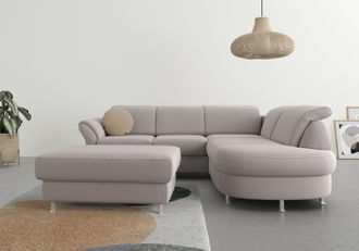 Sit&more Ecksofa »Apulia L-Form« wahlweise Bettfunktion, Bettkasten und Kopf- und Armteilverstellung