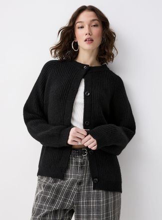 Twik Womens Thick knit loose Cardigan Sweater