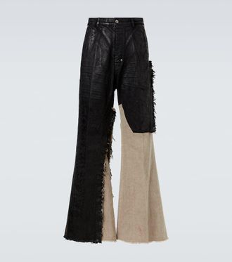 Rick Owens Jeans Joris a gamba larga