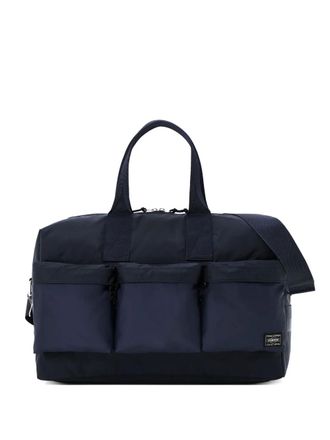 Porter-Yoshida & Co. triple-pocket holdall - unisex - Nylon/Nylon - One Size - Blue