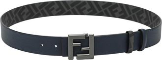 Fendi Belts, male, Black, Size: 105 CM Squared FF Belt