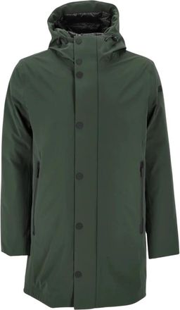 Roberto Ricci Design Montecristo Floating Eskimo Parka - Heren - Parka Jassen - Groen - XL - Leer - Jassen