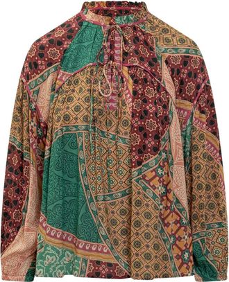 BA&SH Blusa Faith - Marrone