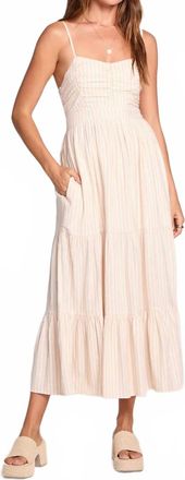 Saltwater Luxe Camrie Midi Dress In Sand
