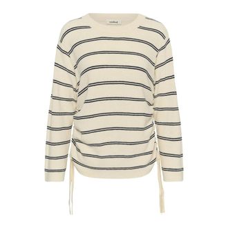 Soaked In Luxury Ronde hals gebreid - Dames - Ronde hals truien - Beige - L - Truien & Vesten