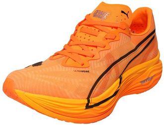 Puma Deviate Nitro Elite 3 Road Running Shoes Mens Heat Fire 10 UK