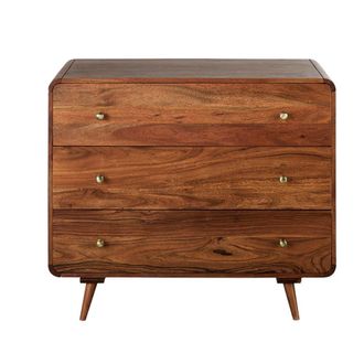 Maisons du monde C&oacute;moda con 3 cajones de acacia maciza 90 cm