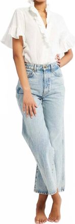 Mille Vanessa Swiss Dot Top In White