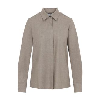 Max Mara Mujer, Blusas y Camisas, Gris, Talla: S