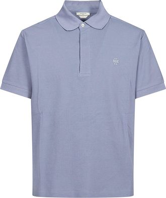 Jacob Cohen Classic Light Blue Polo With Embroidered Logo By Jacob Coh&euml;n