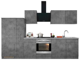 Wiho Küchen Küchenzeile »Cali« ohne E-Geräte, Breite 310 cm