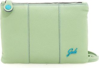 Gabs Groene leren crossbody tas met rits - Dames - Schoudertassen - Groen - ONE Size - Leer - Tassen